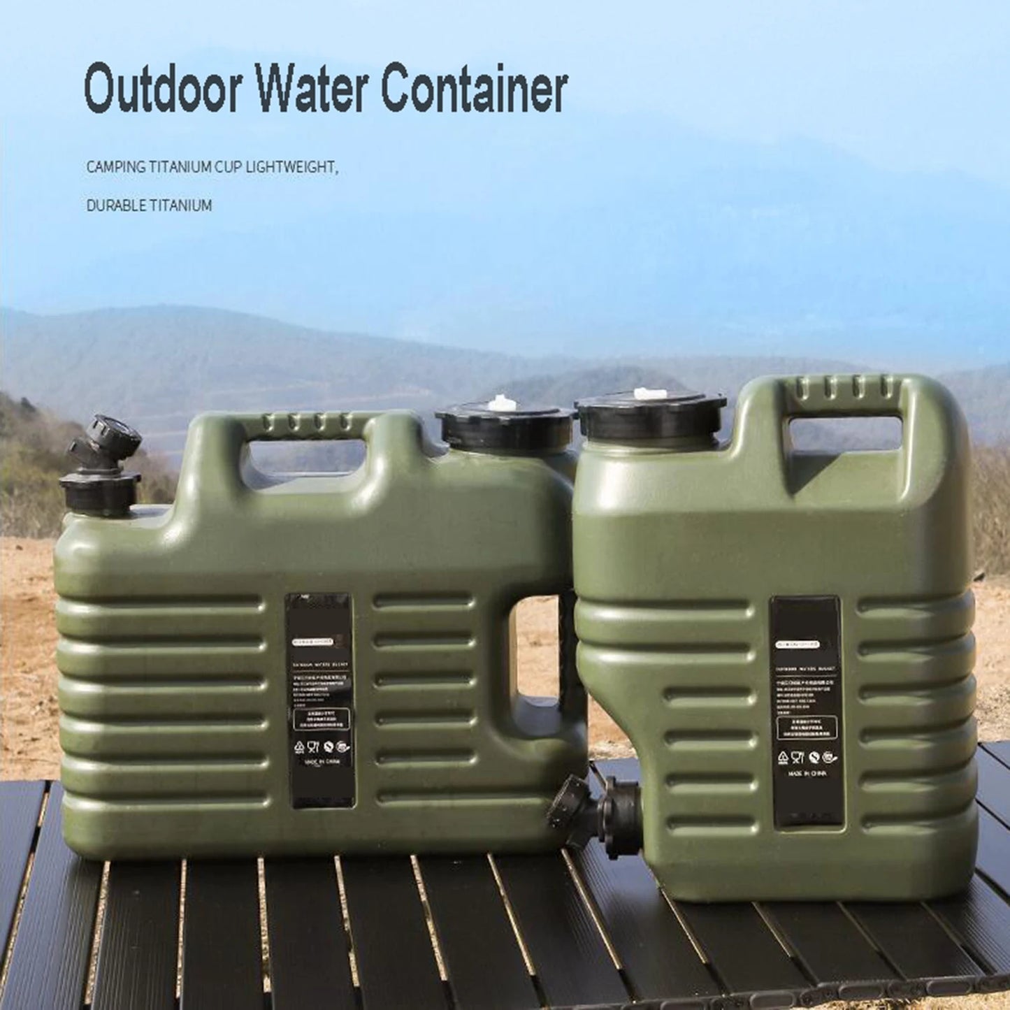 Desert Fox Water Tank Carrier Large Camping Container