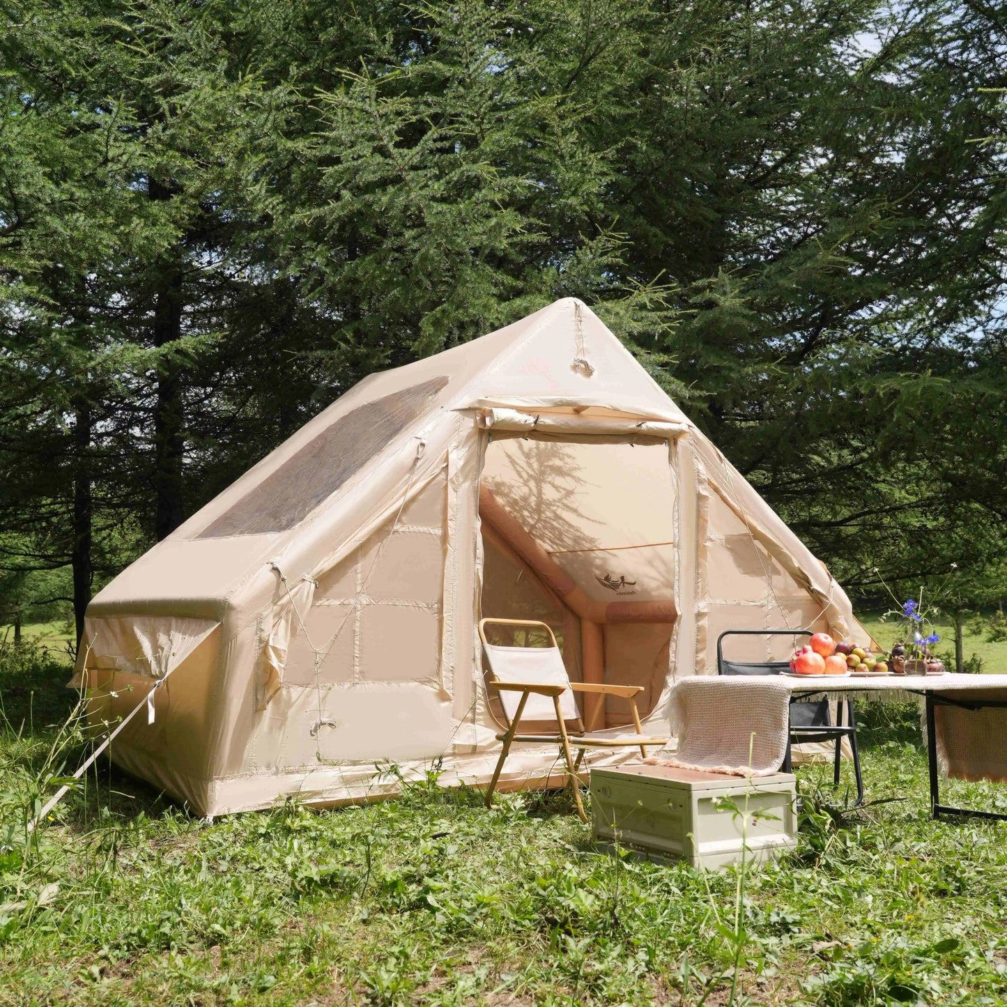Pakicetus Inflatable Tent With Skylight Quick Setup For Families
