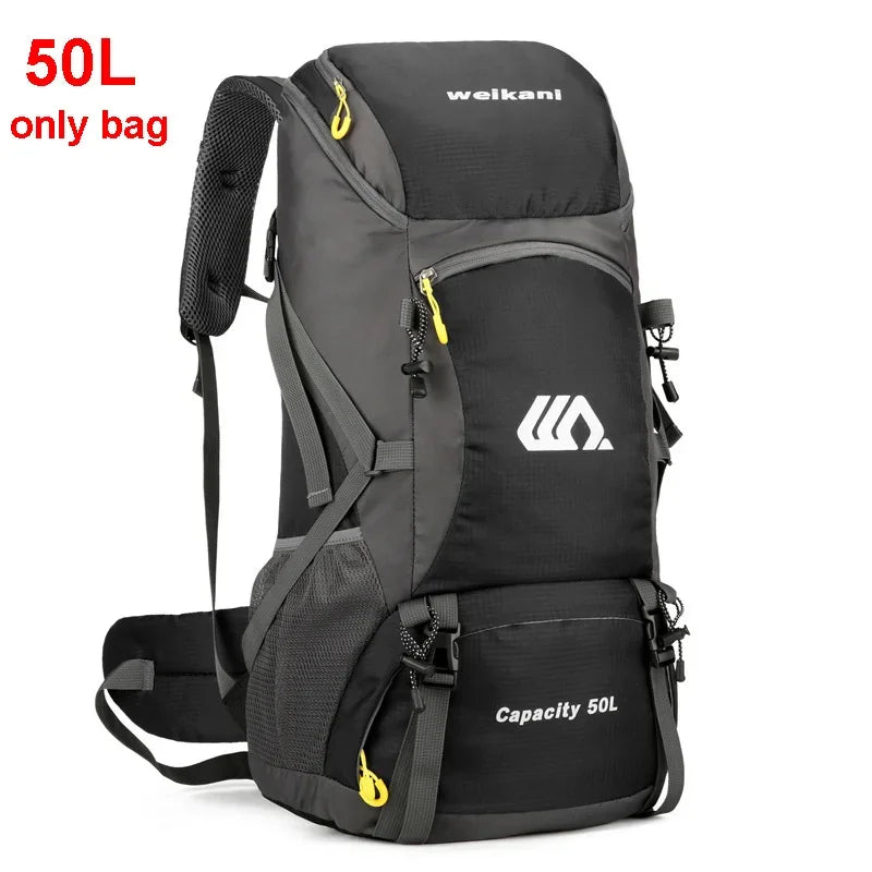 Scione Unisex Travel Backpack Nylon Water Resistant Hiking Bag