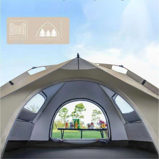 Pakicetus Quick Automatic Opening Camping Tent With Two Doors