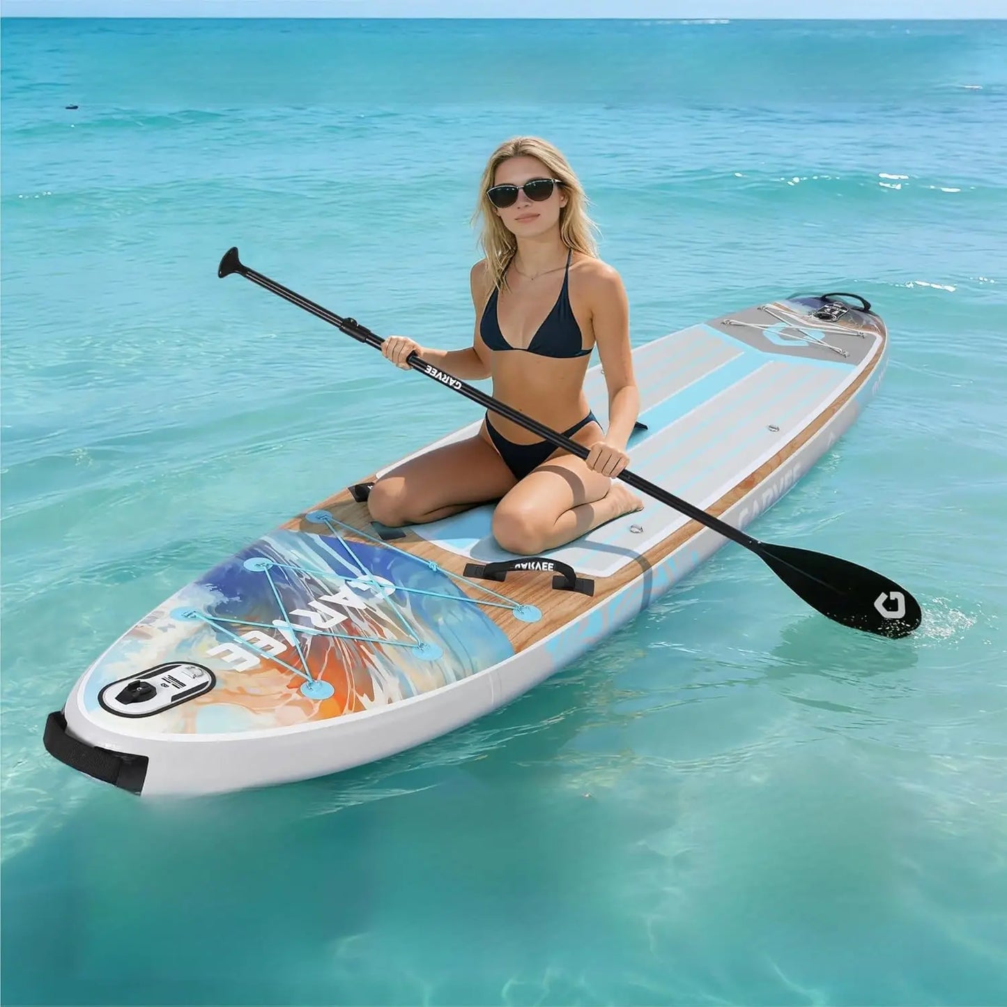 Inflatable Stand Up Paddle Board With Accessories And Camera Mount