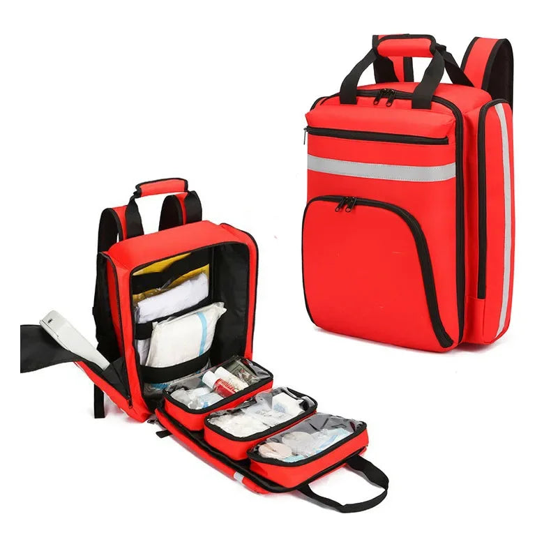 Emergency First Aid Backpack Kit For Outdoor Survival