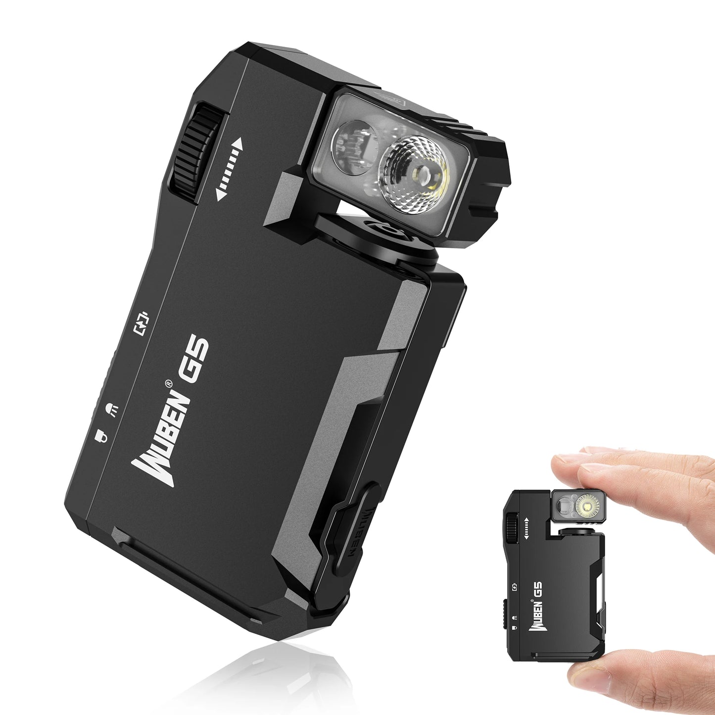 WUBEN G5 Rechargeable EDC Flashlight With Dual RGB LEDs