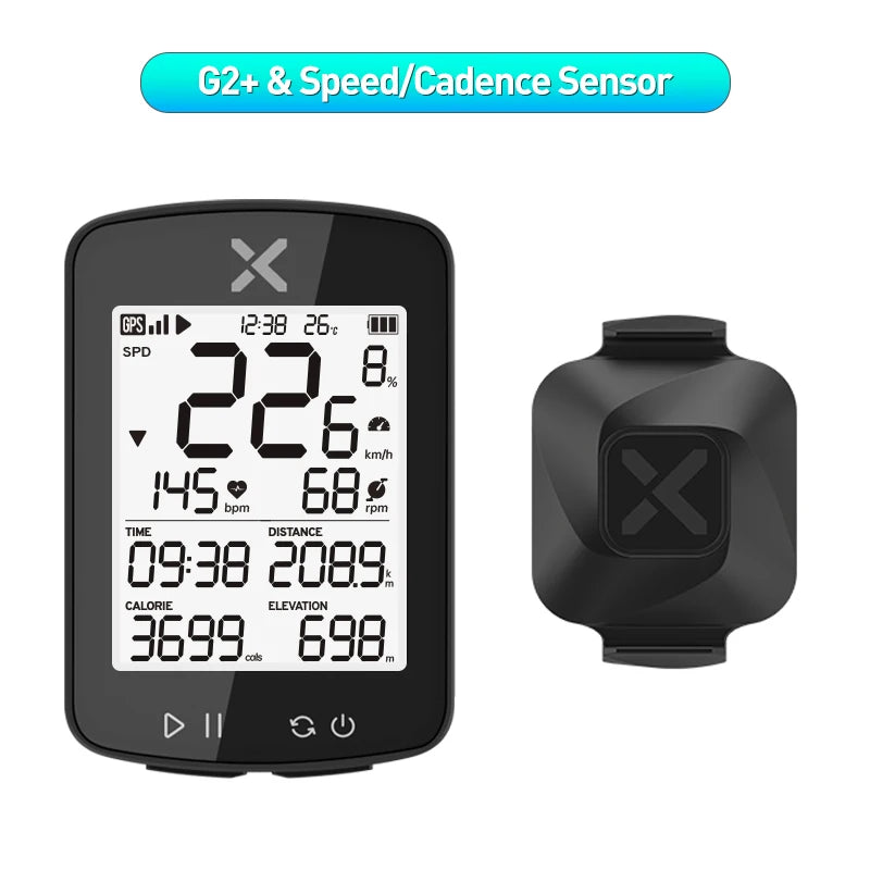 XOSS G/G Plus GPS Bike Computer ANT+ Wireless Road MTB