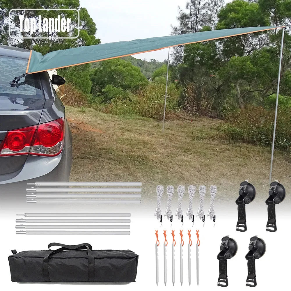 Top Lander SUV Car Side Awning Tarp Shelter Outdoor Camping