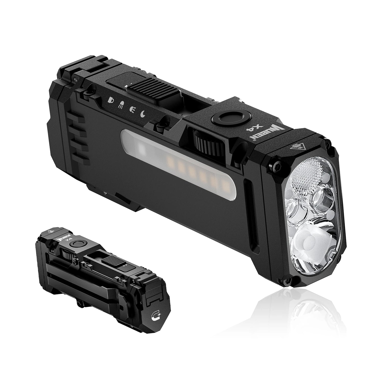 WUBEN X4 EDC Flashlight RGB 1500 Lumens IP68 Magnetic