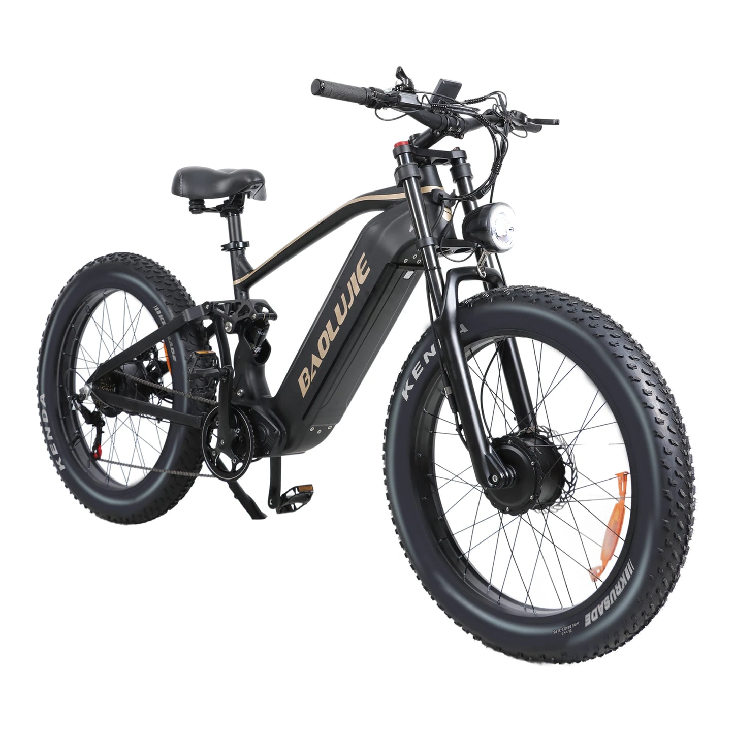 Baolujie P2 Electric Bike for Adults Dual Motor 52V 23Ah 90 Mile Range