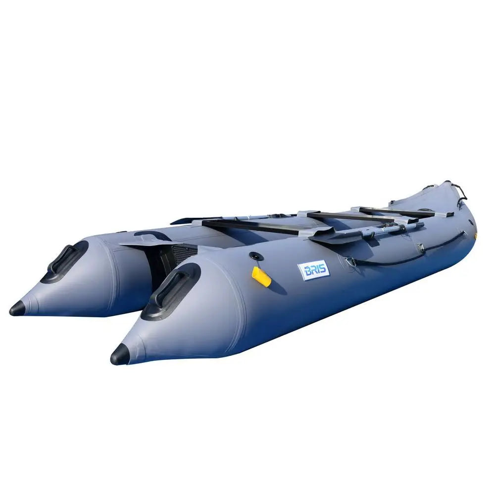 Inflatable Pontoon Boat for Three People Fishing and Kayaking