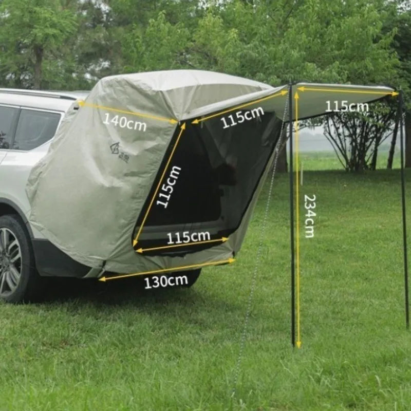 OEING SUV Car Tent Outdoor Portable Sun Resistant Tents
