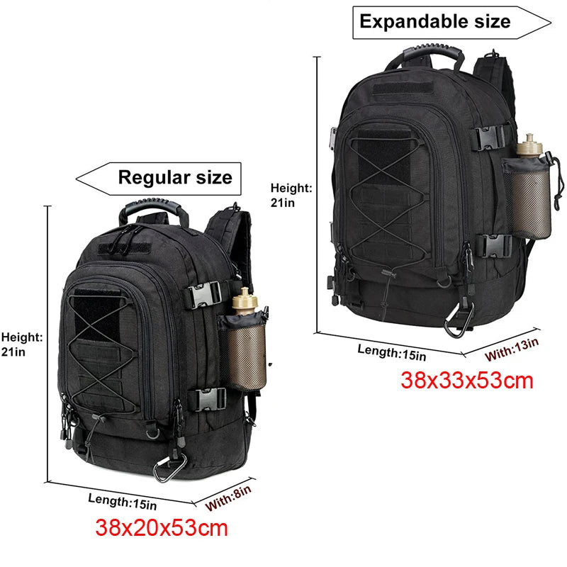 LQARMY Tactical Backpack Military Rucksack Molle Bug Out Bag