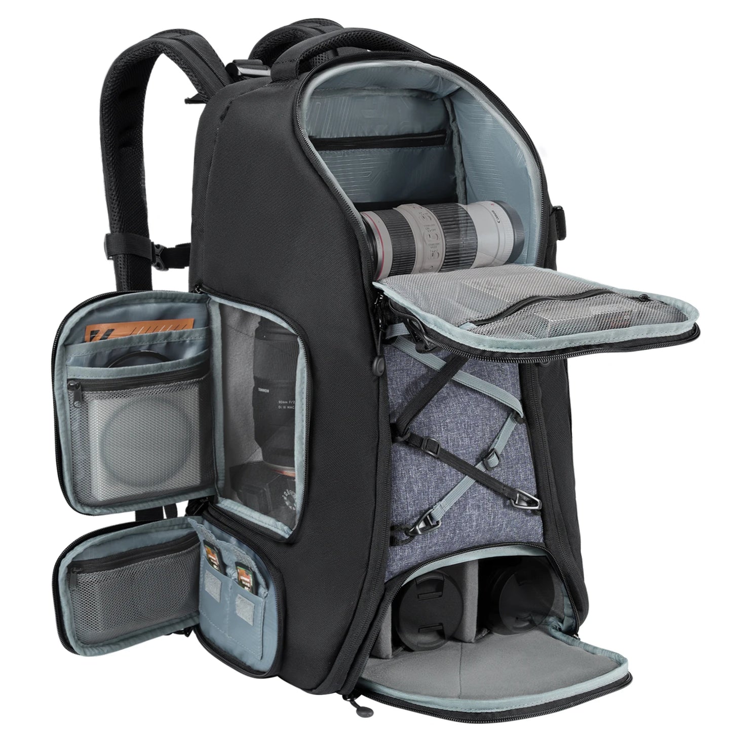 K&F CONCEPT Camera Backpack for Canon Sony DJI DSLR Laptop