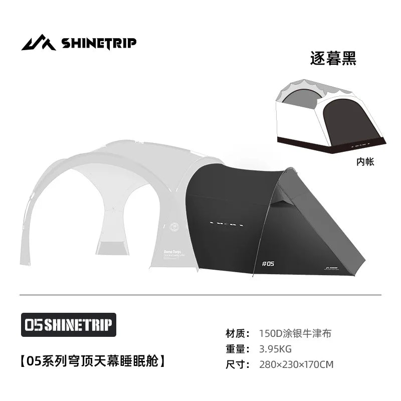 ShineTrip Outdoor Waterproof Modular Dome Camping Tent Shelter