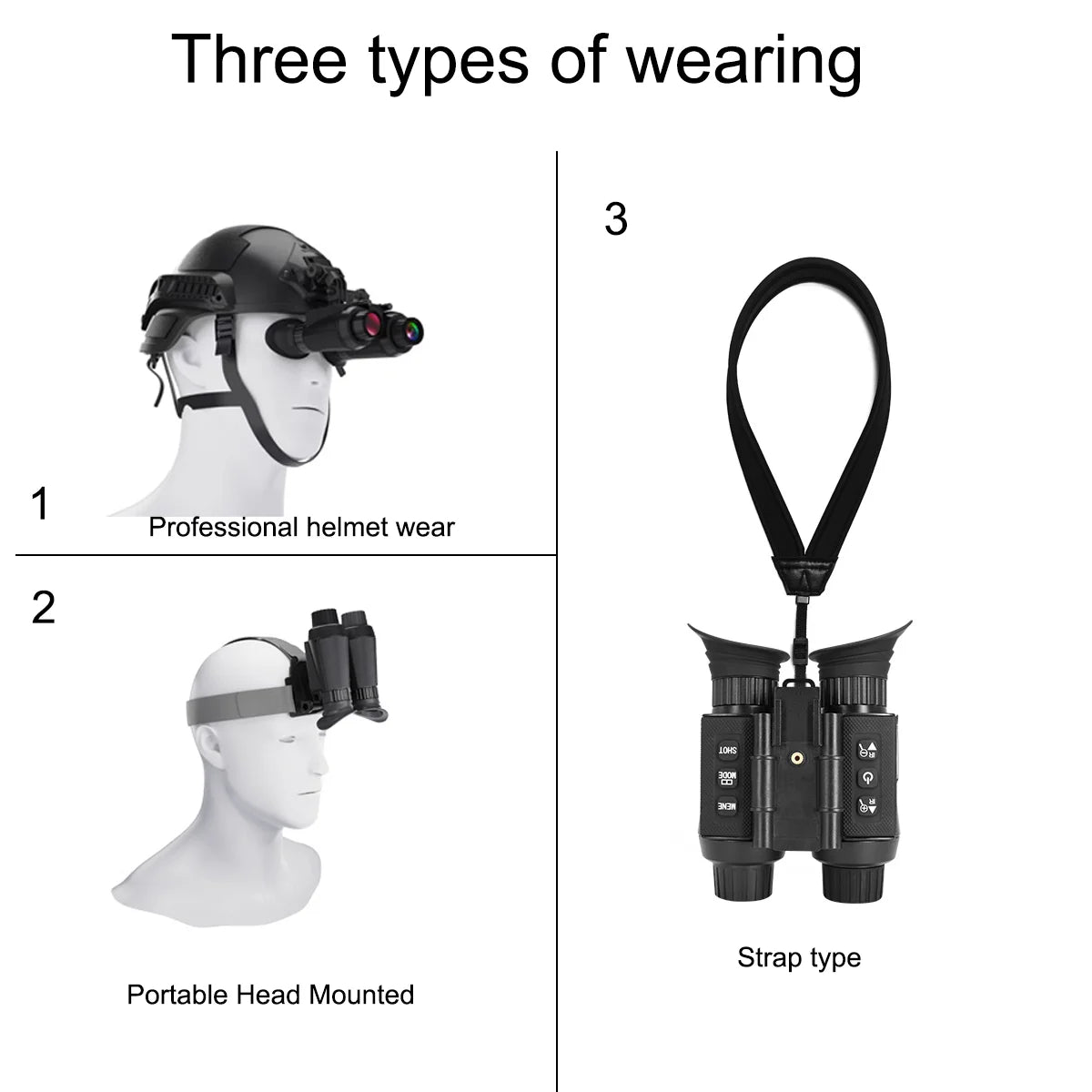 HrvzdvwEyepiece NV8300 Night Vision Head Mounted Binocular