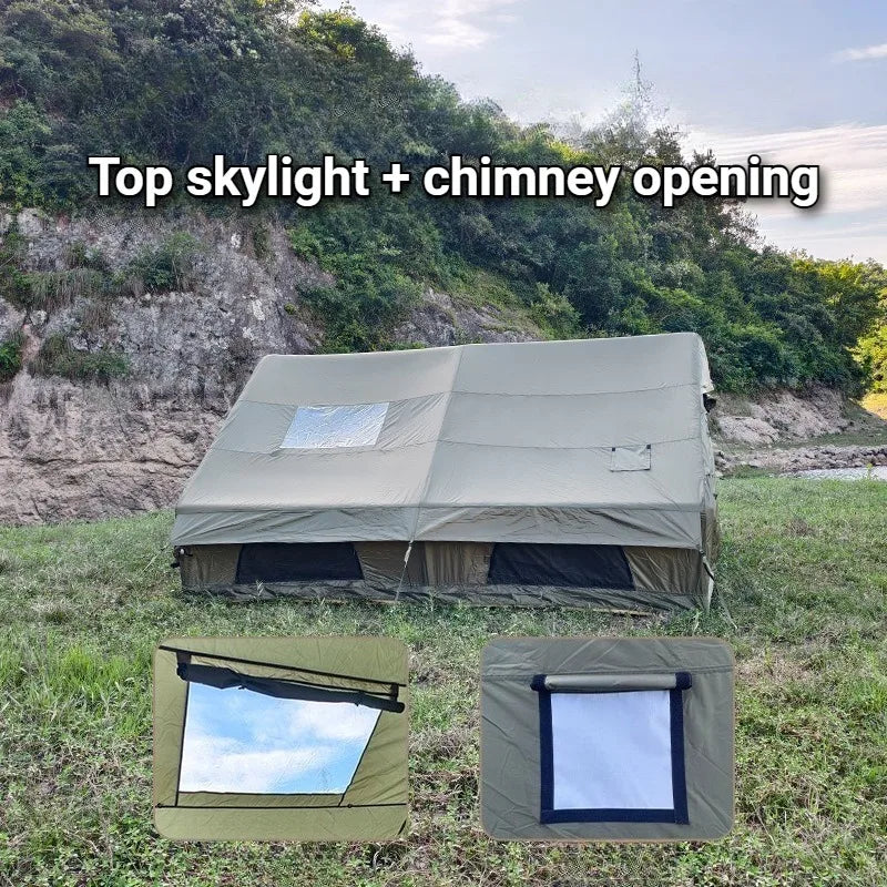 OIMG Family Spacious Camping Tent Rainproof Windproof Shelter