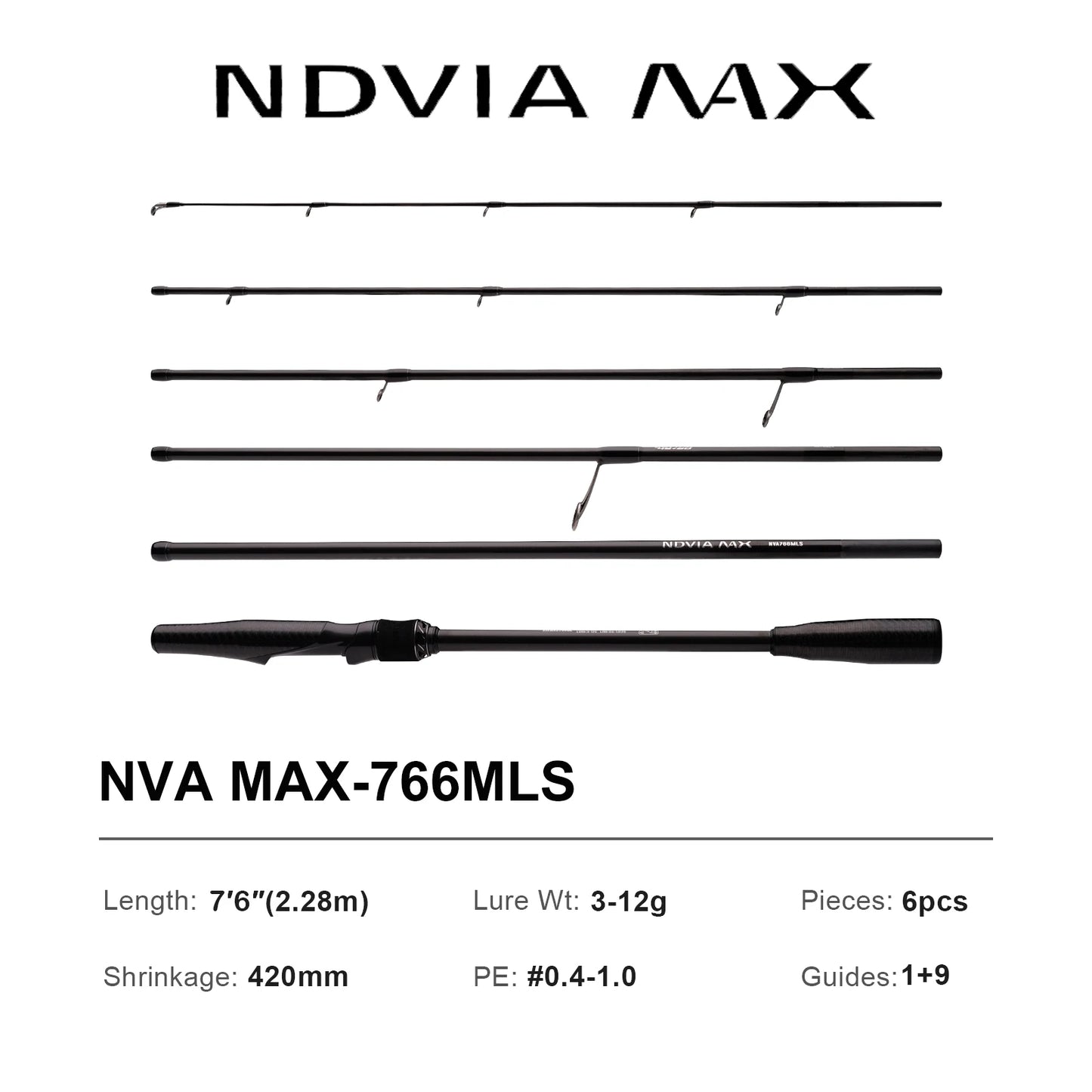 Pure-Lure NDVIA Max Ajing Eging Tubular Tip Rod Fishing Rod