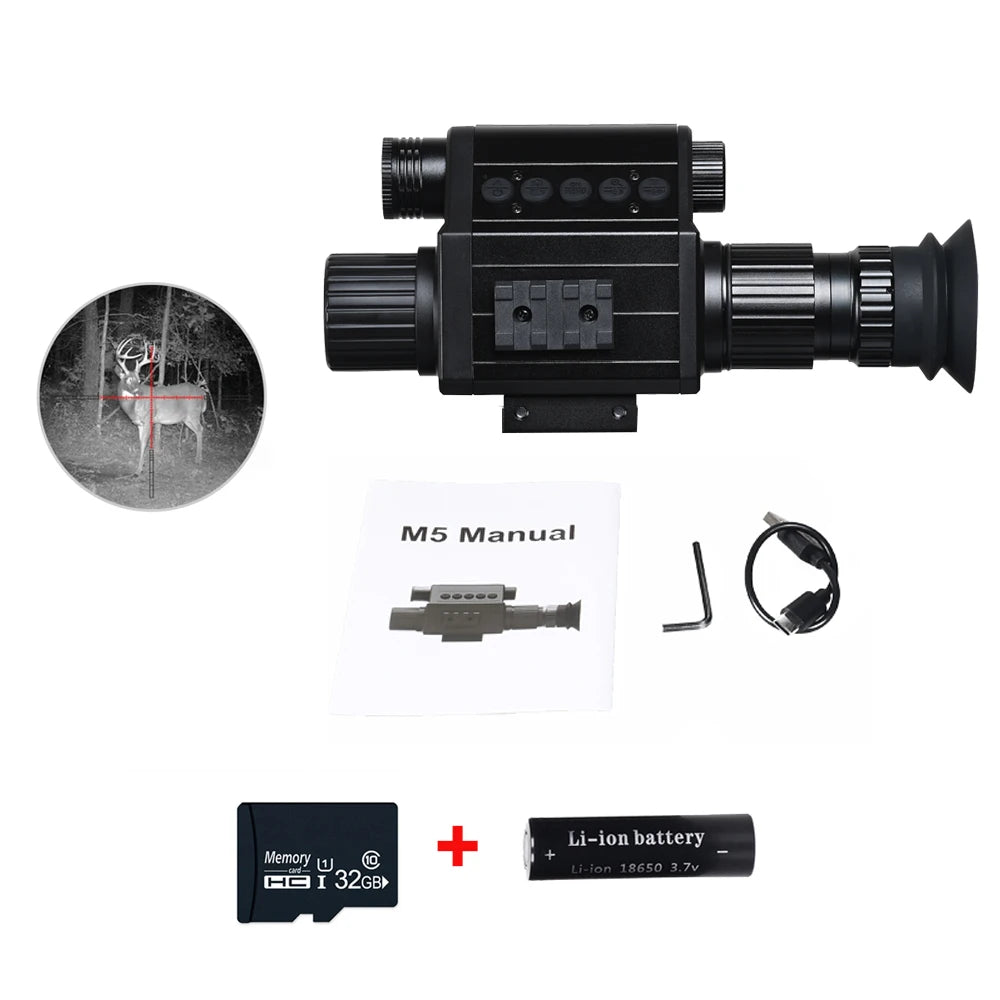 TensdarCam Digital Night Vision Monocular 1080P Infrared Scope 940nm