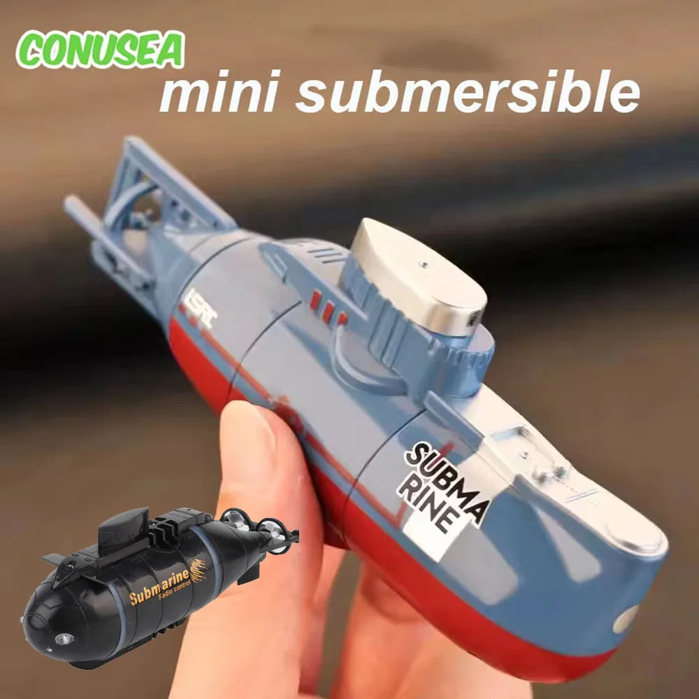 CONUSEA RC Submarine Waterproof Mini Boat Remote Control Toy