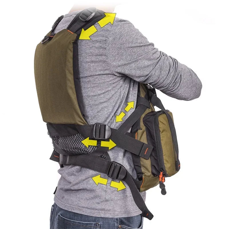 Kayak Life Vest Waterproof Breathable With Pockets Mesh
