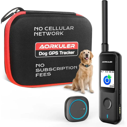 Outdoor GPS Dog Tracker Real Time Pet Locator for No Signal Areas