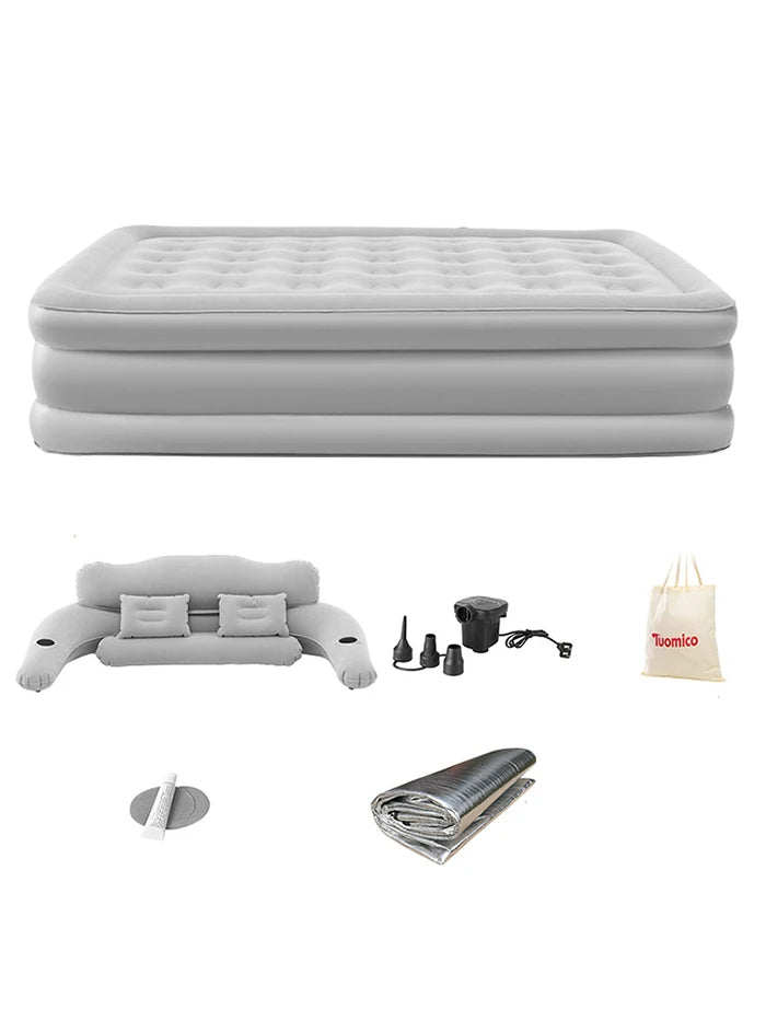 NONECN Outdoor Indoor Air Mattress Sofa Bed Portable Inflatable Couch