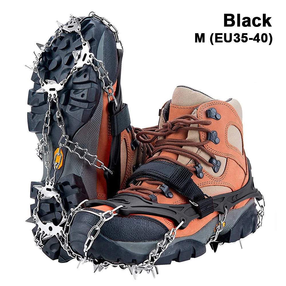 19 Spike Ice Gripper Crampon Shoes for Hiking Snow