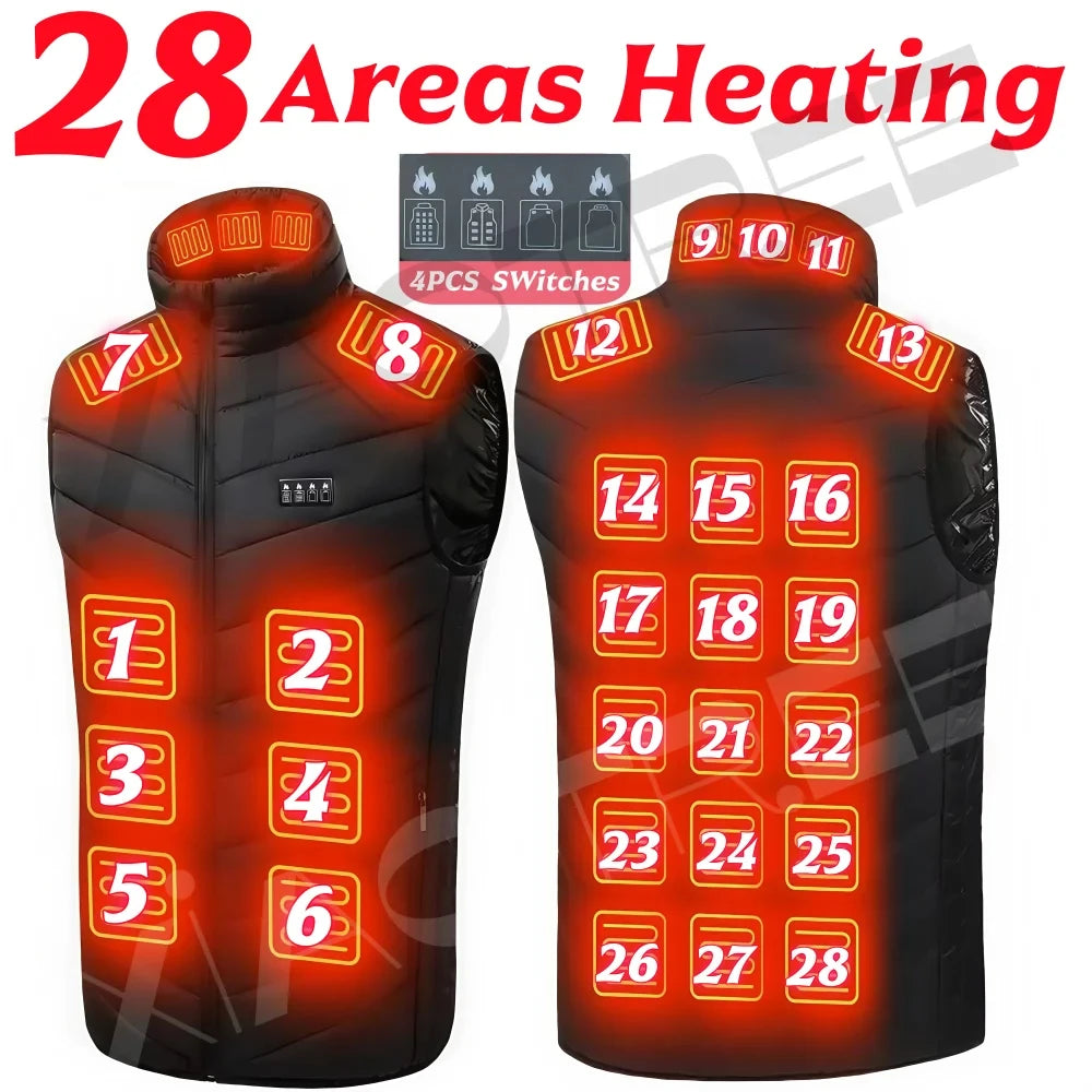 XIAOTREECN Heated Vest Jacket For Men And Women Outdoor