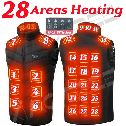 XIAOTREECN Heated Vest Jacket For Men And Women Outdoor