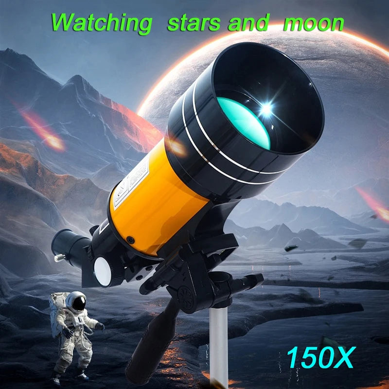 Borwolf F30070 Monocular Astronomical Telescope 150X Zoom