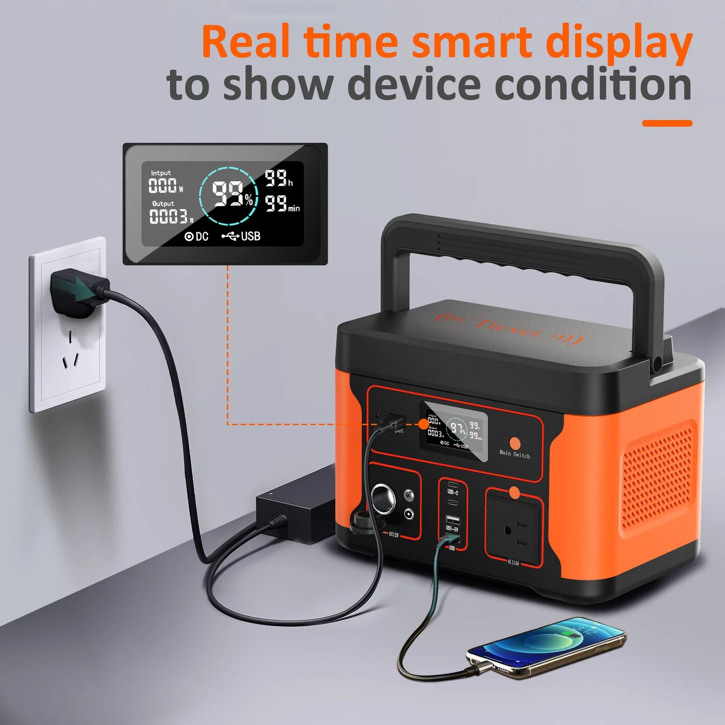 LS 600W Lithium Iron Phosphate Energy Storage Power Station