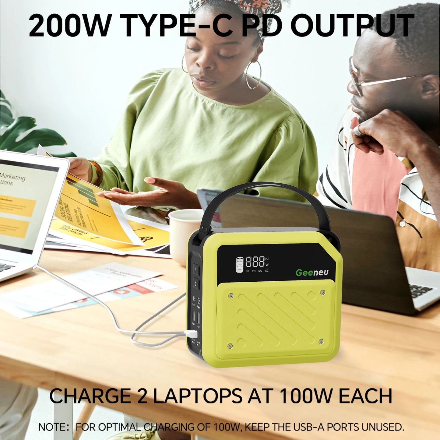Geeneu 268W Portable Power Station High Capacity LiIon