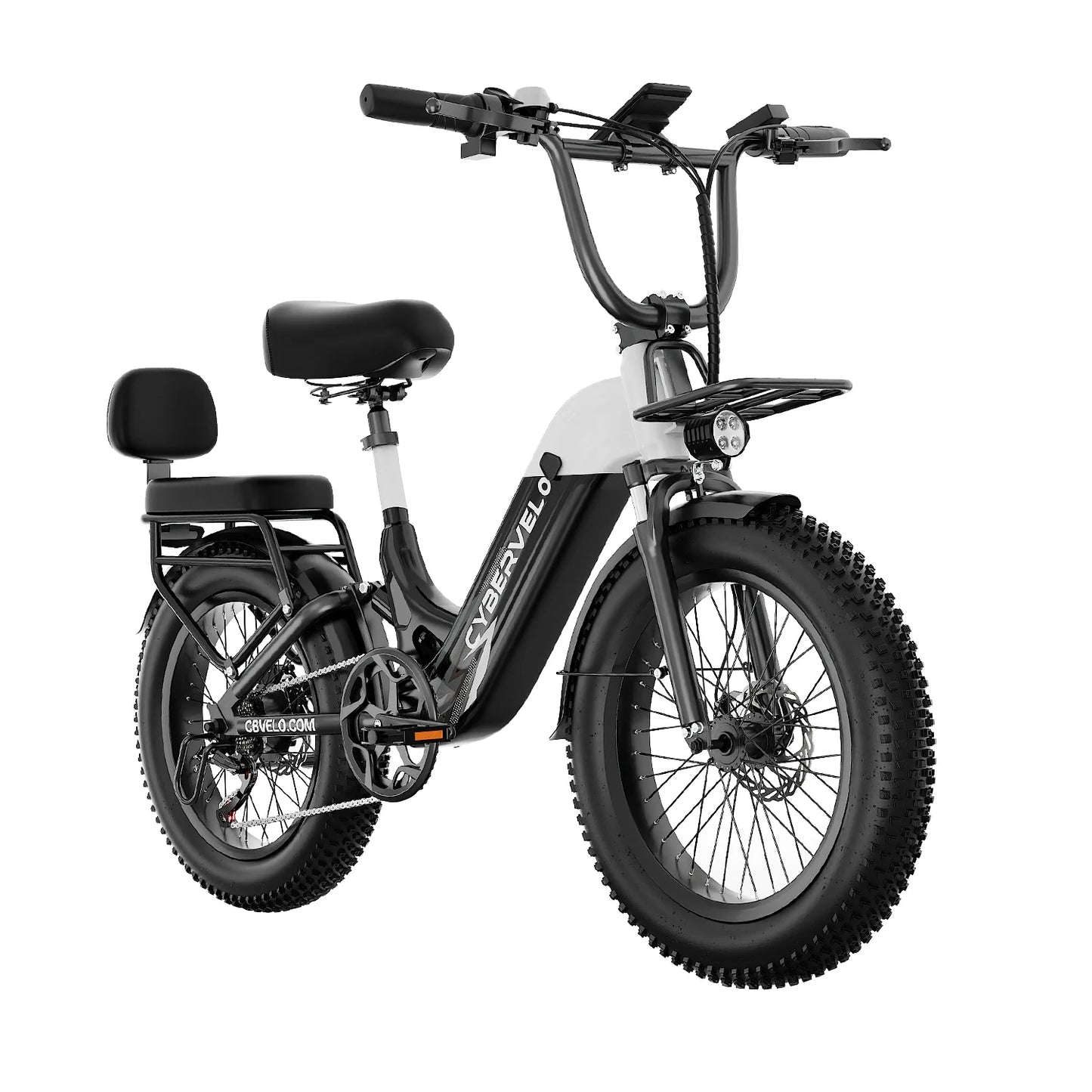 Cybervelo EK12 Step Thru Fat Tire Electric Bicycle