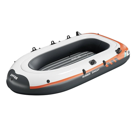 Tandem Inflatable Fishing Kayak Heavy Duty Wear Resistant