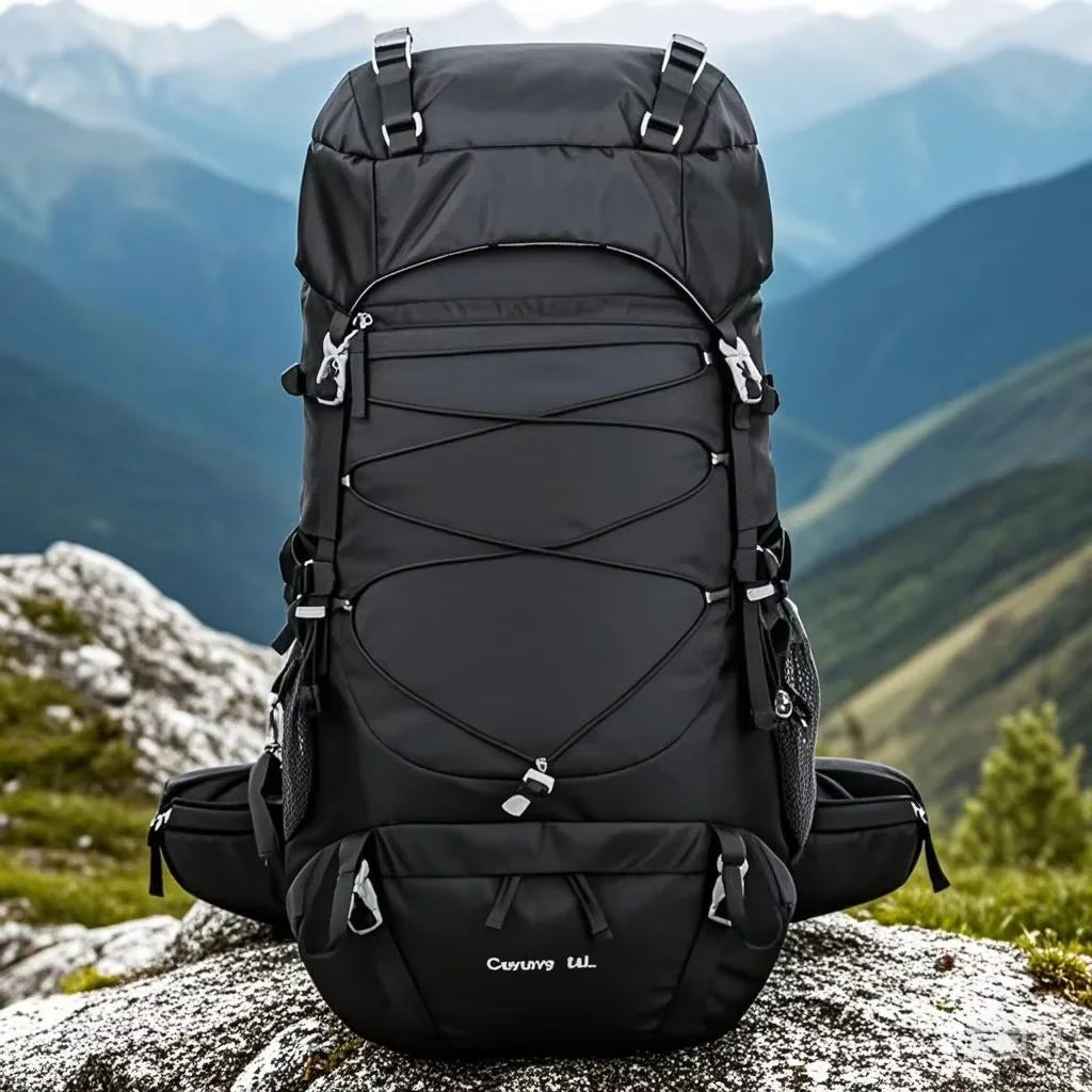 Men's Hiking Backpack Waterproof Rucksack For Camping Trekking