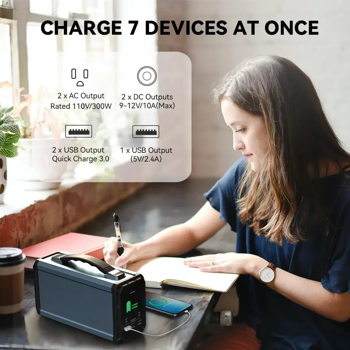 LSC G300 60000mAh 222Wh Portable Solar Generator Power Station