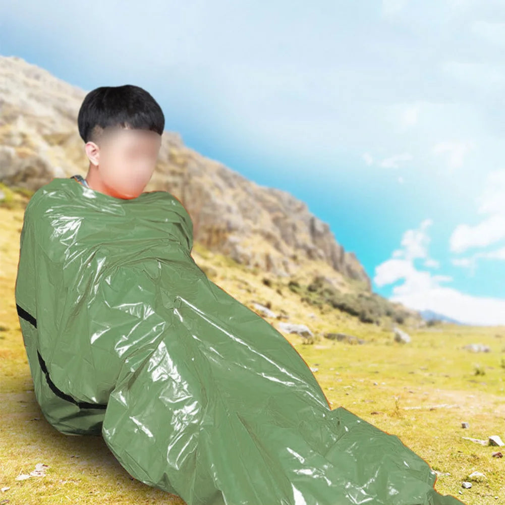 Emergency Waterproof Thermal Bivy Sack Sleeping Bag For Camping