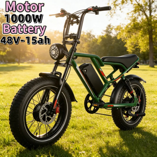 S8 E Bike 1000W Off Road Electric Bicycle 48V Battery
