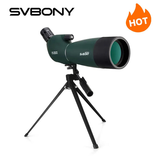 Svbony Spotting Scope Porro Prism Zoom Waterproof Telescope
