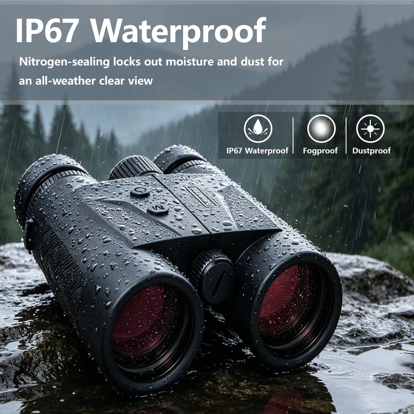 BOSHIWEI Binoculars Laser Rangefinder Waterproof Outdoor