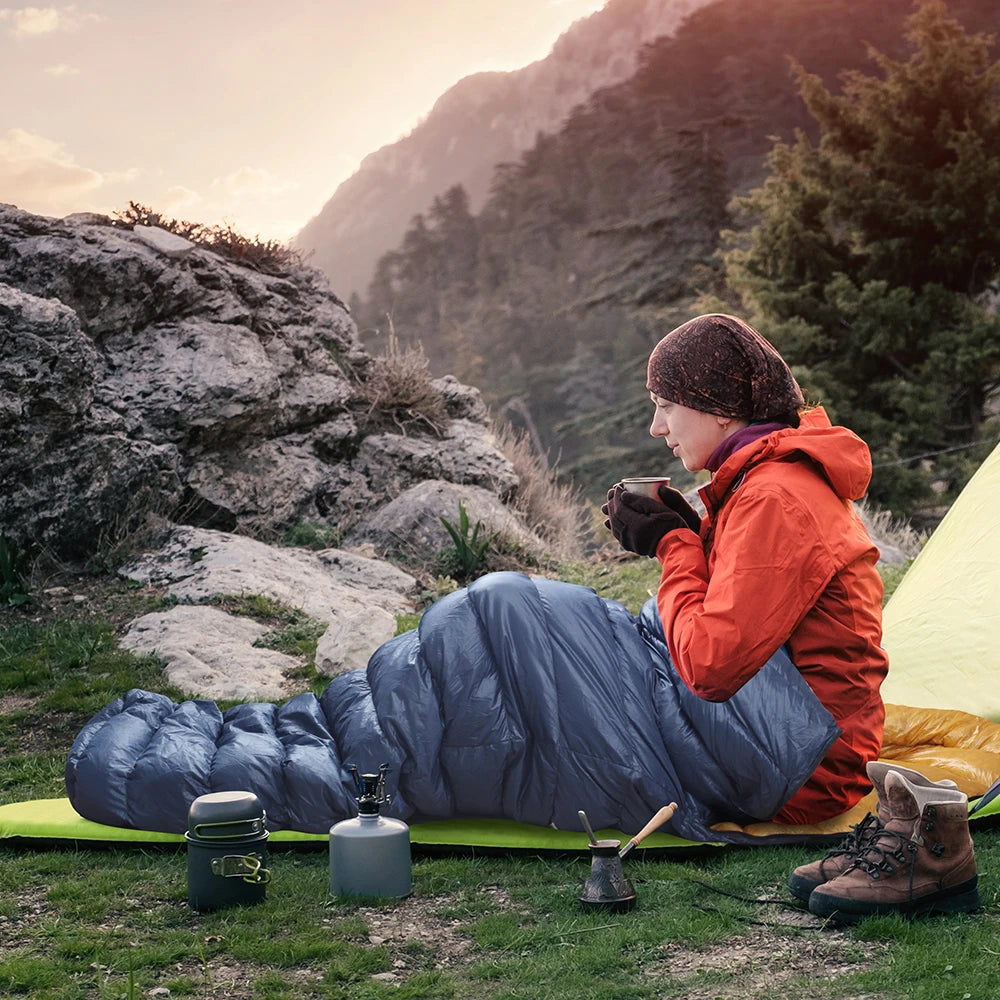 Kamperbox Ultralight Down Sleeping Bag For Camping Adventures