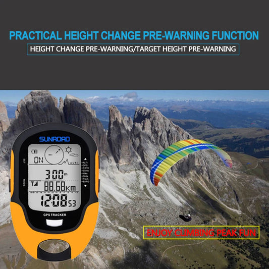 LIXADA Handheld GPS Navigation Receiver Altimeter Barometer Compass