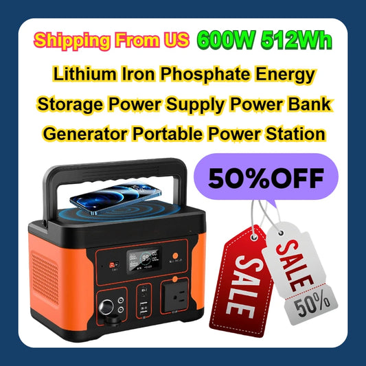 LS 600W Lithium Iron Phosphate Energy Storage Power Station