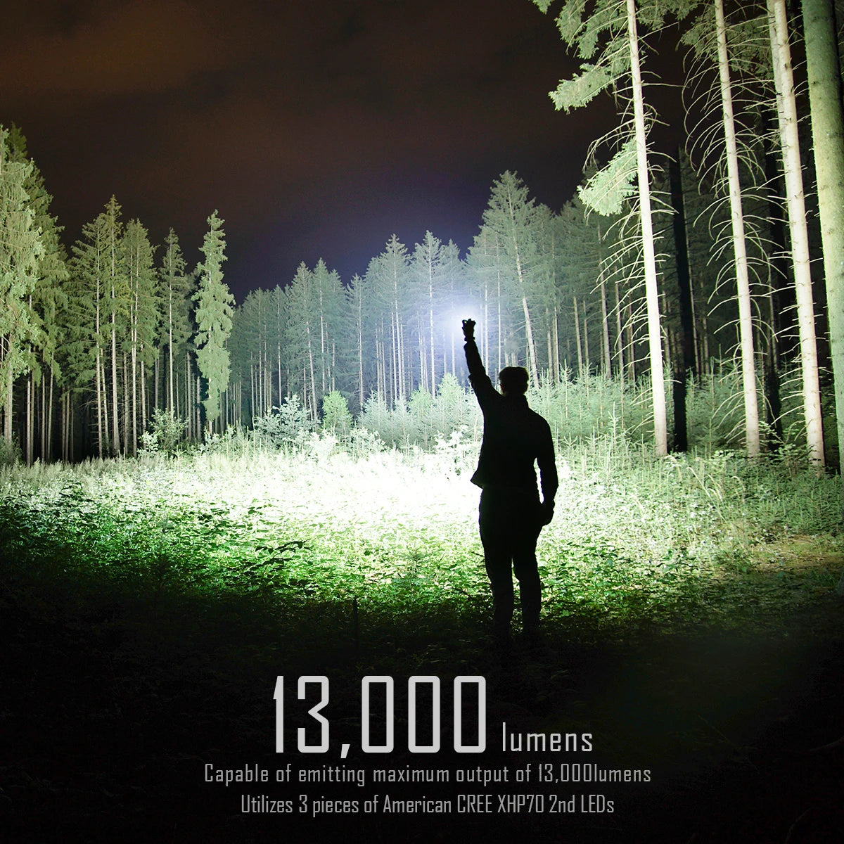 IMALENT MS03 13000 Lumens Titanium EDC Rechargeable Flashlight