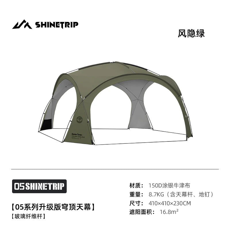 ShineTrip Outdoor Waterproof Modular Dome Camping Tent Shelter