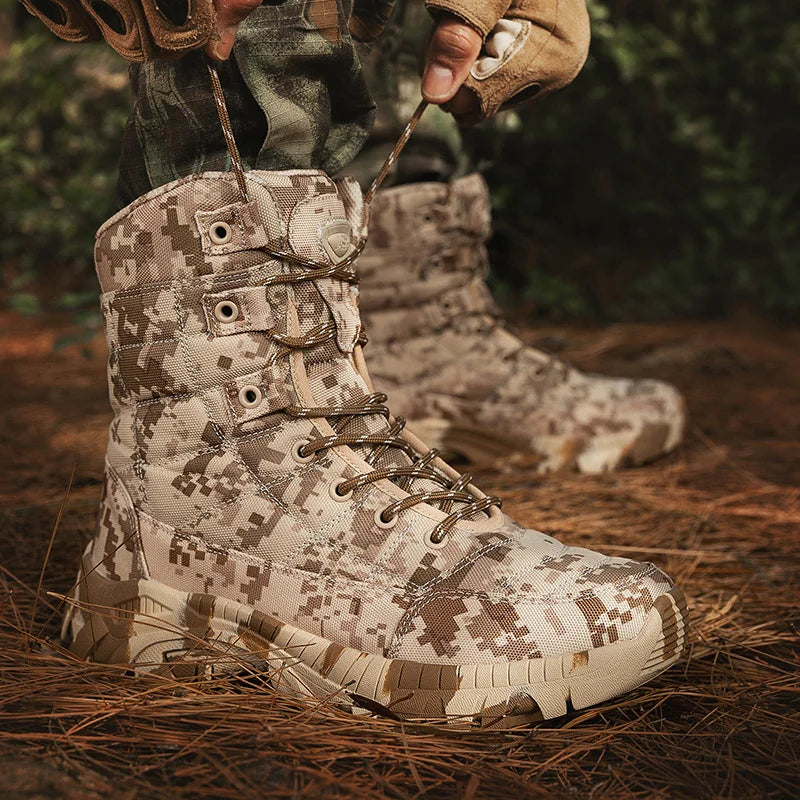 Louis Kadhrcn Men's Lightweight Tactical Hiking Boots