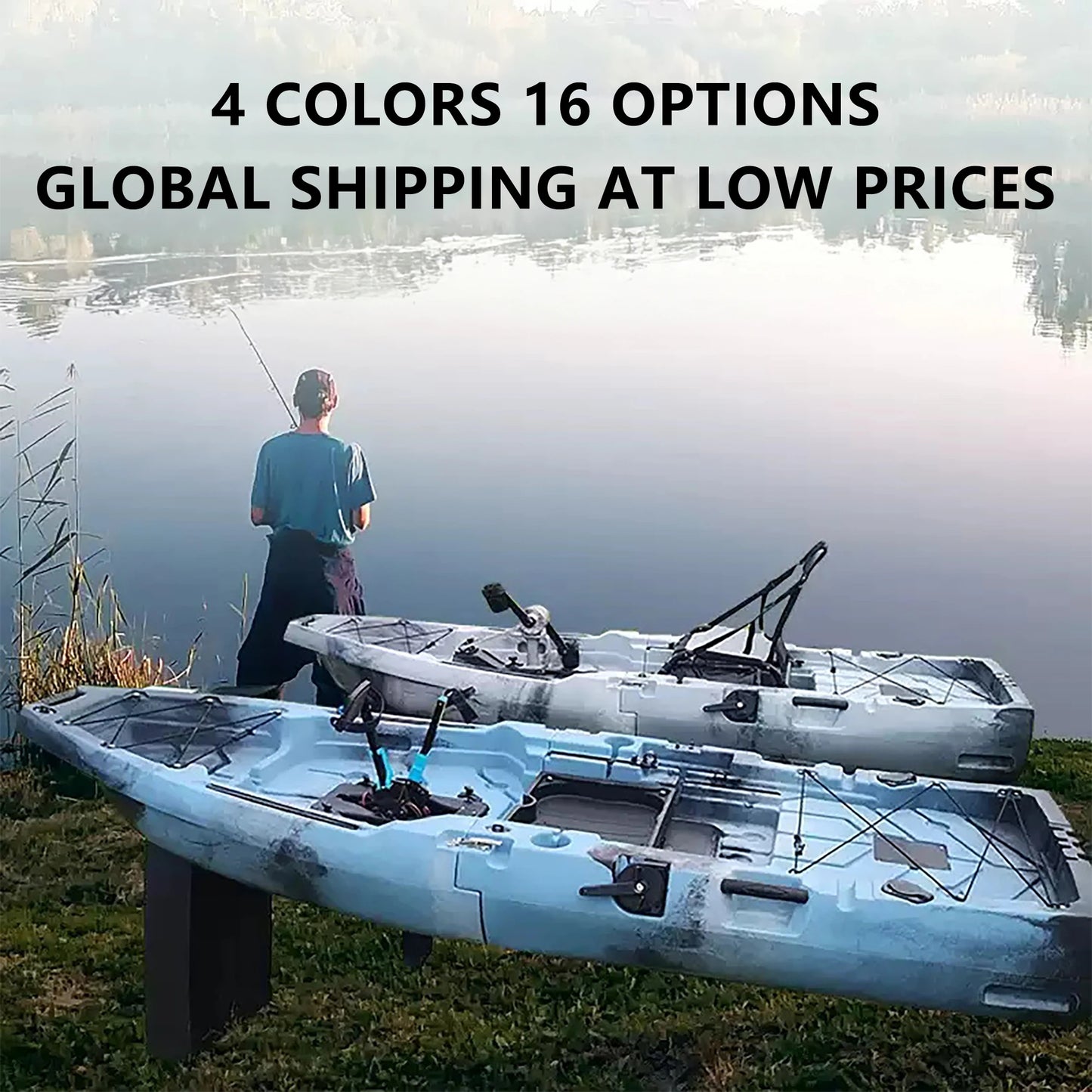 Brangdy Modular Pedal Driven Kayak Electric Fishing Boat