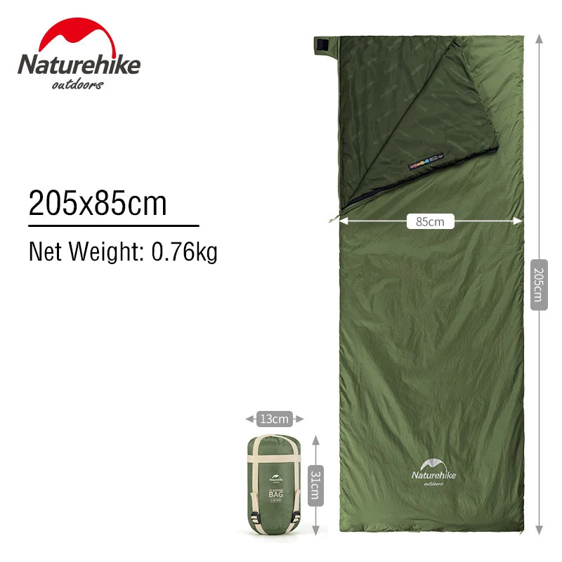 Naturehike LW180 Ultralight Cotton Sleeping Bag for Hiking