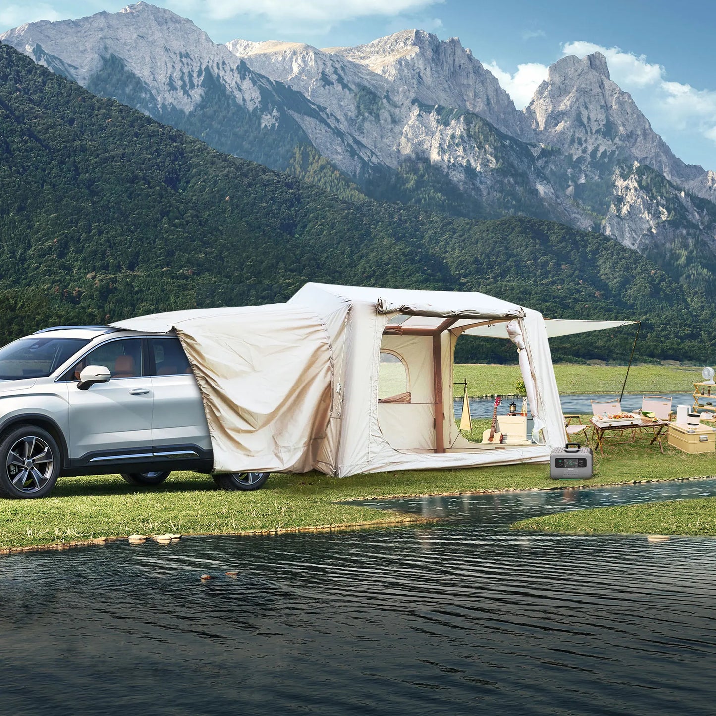 Inflatable Camping Tent Waterproof Air Glamping for Families