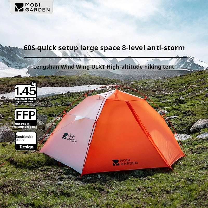 Mobi Garden Four Seasons Cold Mountain Wind Wing Hiking Tent