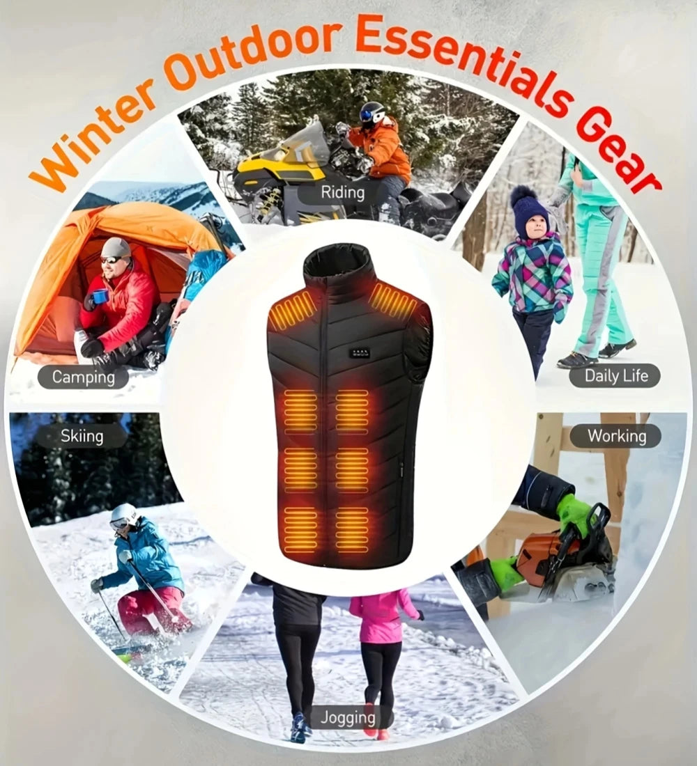 XIAOTREECN Heated Vest Jacket For Men And Women Outdoor