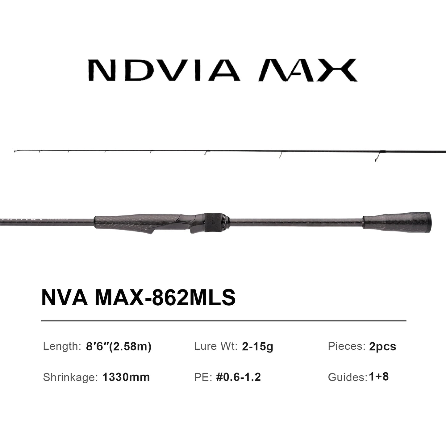 Pure-Lure NDVIA Max Ajing Eging Tubular Tip Rod Fishing Rod